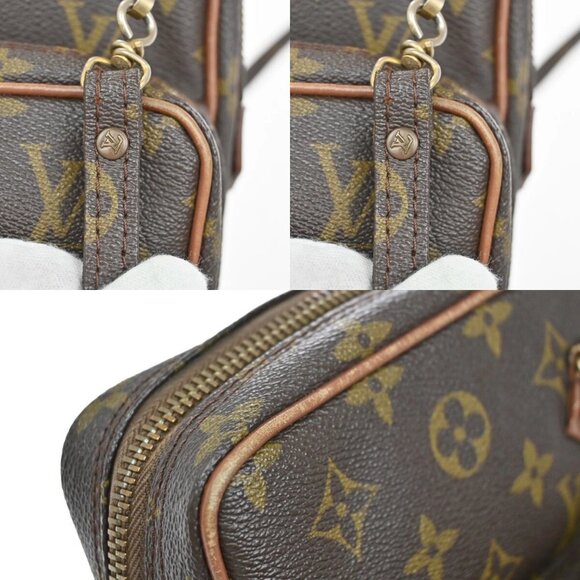LOUIS VUITTON Mini Amazon Shoulder Bag Monogram Leather Brown - Picture 3 of 16